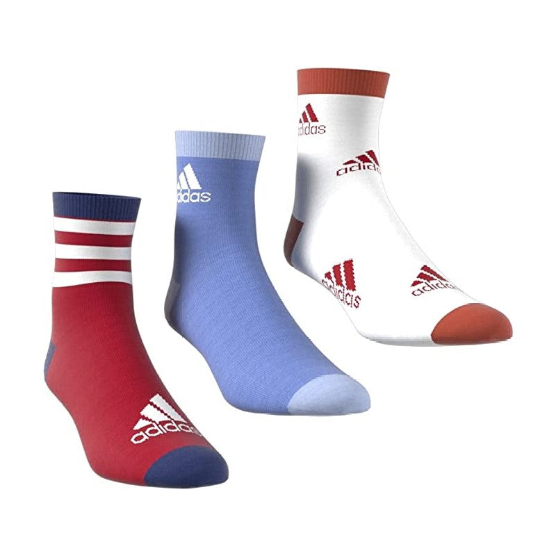 Calzini da Bambino Adidas Graphics LK Socks 3 Paia Cotone Multicolor H49616