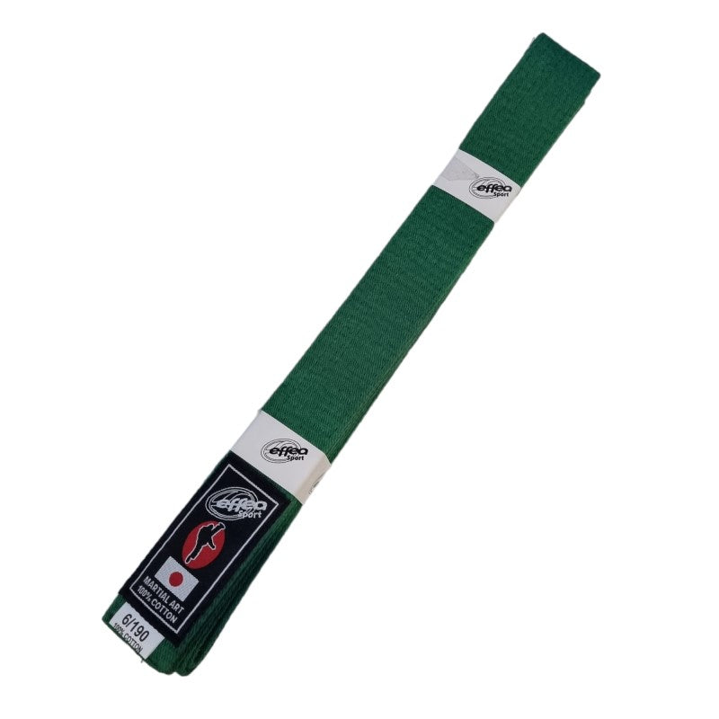 Cintura da Karate Judo Effea EF565 Verde Cotone Arti Marziali EF565VE