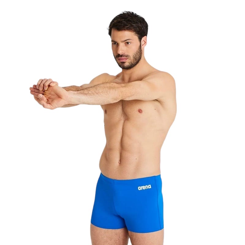 Costume da Uomo Arena Team Swim Short Solid Boxer Piscina Azzurro 004776720