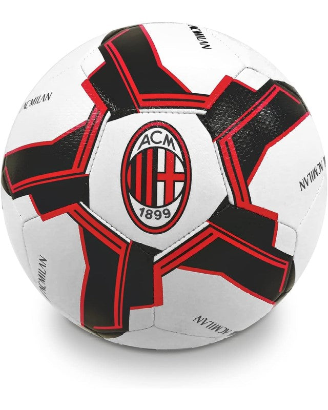Pallone da Calcio Milan Ufficiale Mondo n°5 Bianco Rosso Nero 13643