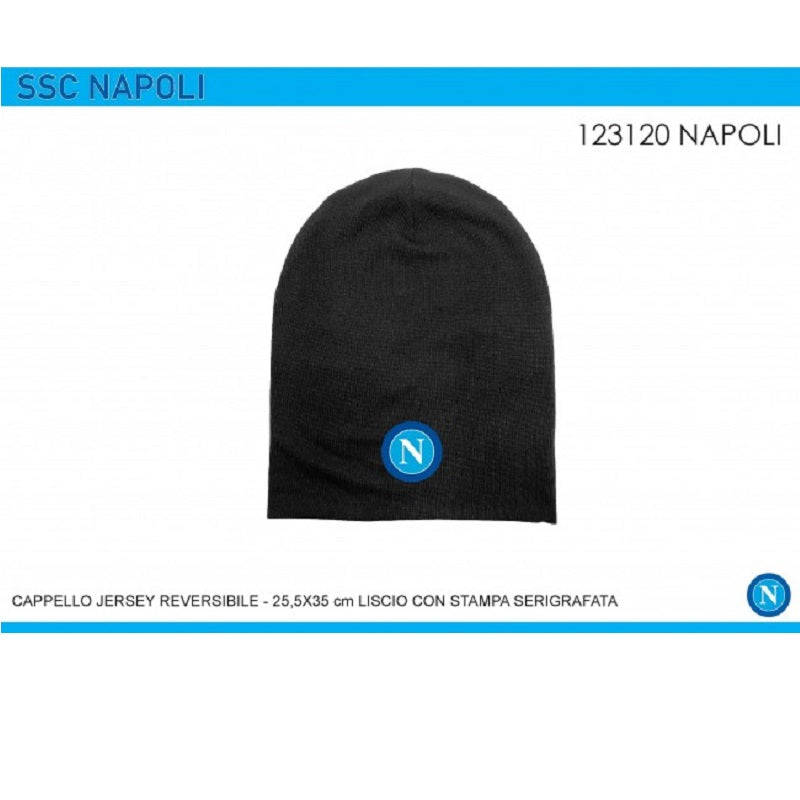 Cappello Ssc Napoli in Jersey Liscio Reversibile Unisex Blu 123120SSCN