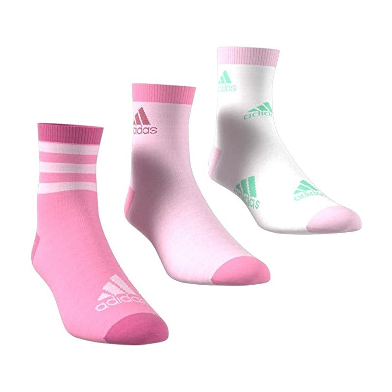 Calzini da Bambina Adidas Graphics LK Socks 3 Paia Cotone Multicolor H49617