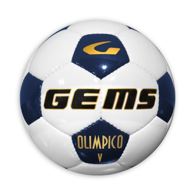 Pallone da Calcetto Gems Olimpico n°4 Bianco Blu UL01BLU4