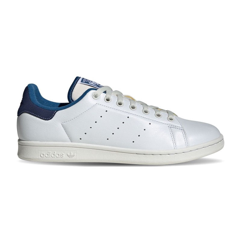 Scarpe Adidas Stan Smith Sneakers Pelle Unisex Bianco Blu ID2006