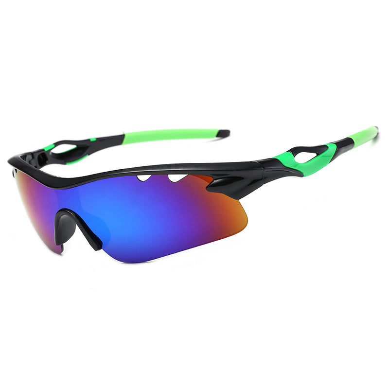 Occhiali da Sole Polarizzati Special Sport Multisport Nero Verde SUNGLSS03
