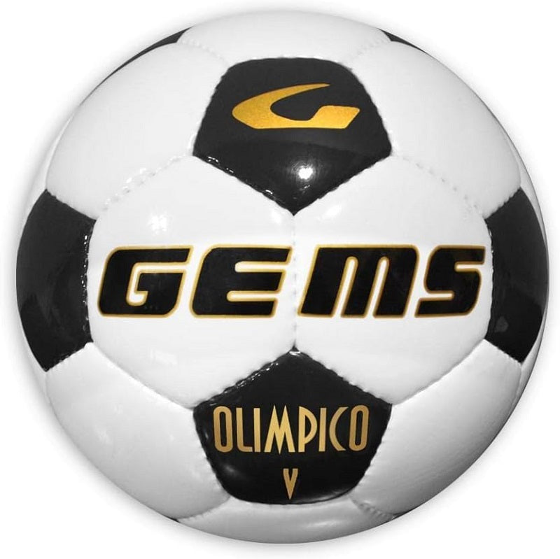Pallone da Calcio Gems Olimpico n°5 Bianco Nero UL010310