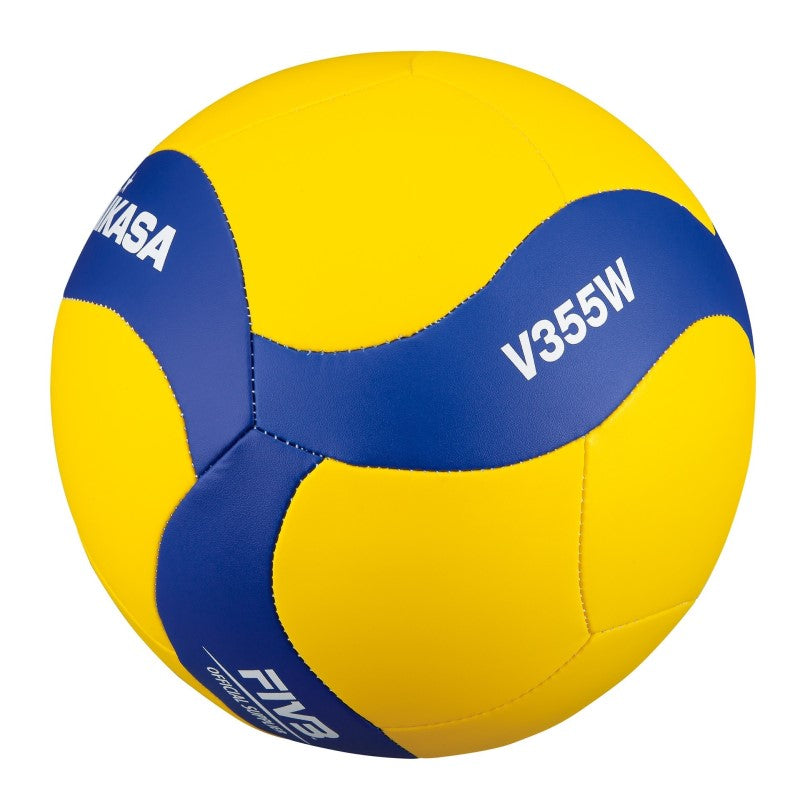 Pallone da Volley Mikasa V355W n°5 in EVA Foam Cover Pallavolo Giallo Blu