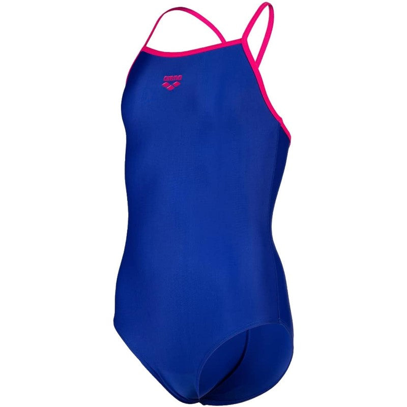 Costume Intero Arena 005919800 da Bambina Blu Swimsuit Light Drop Solid