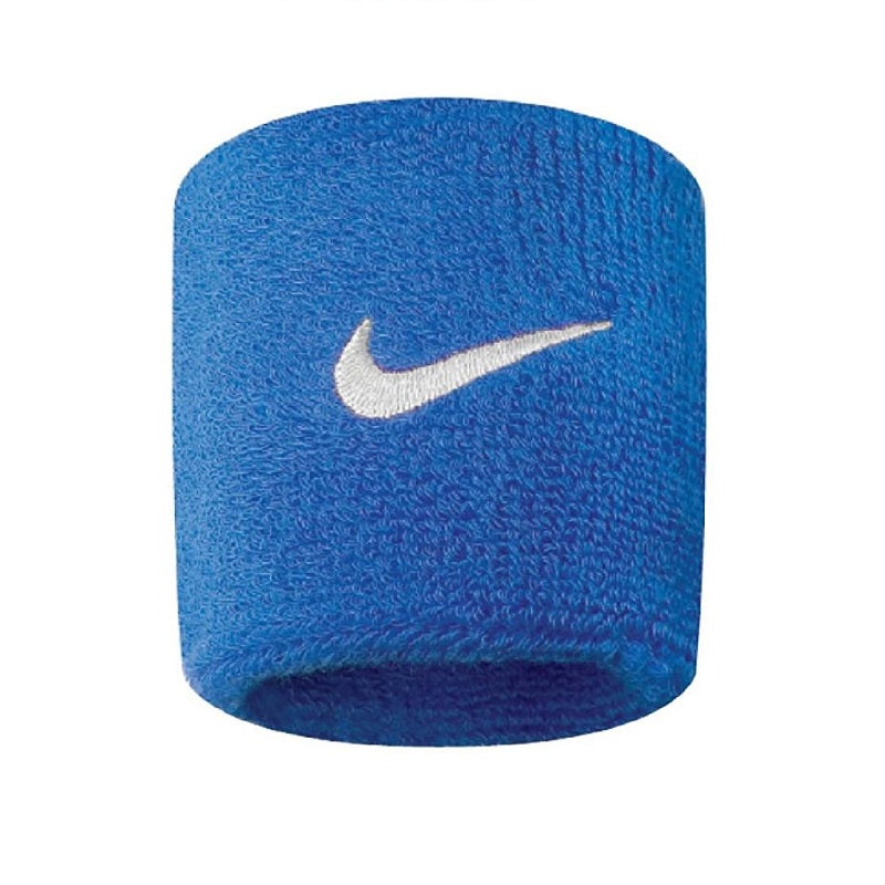 Polsini Nike Wristbands Swoosh Fitness Basket Tennis Azzurro NNN04402OS