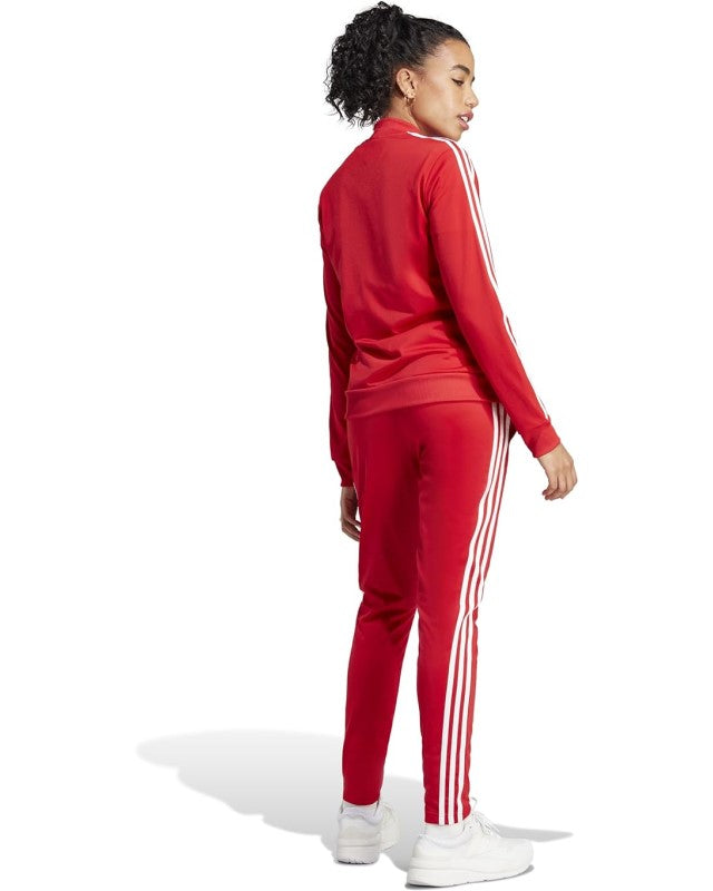 Tuta da Donna Adidas Essential 3-Stripes Acetata Rossa IJ8784