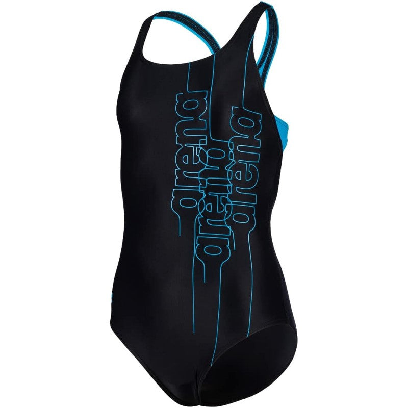 Costume da Ragazza Intero Swim Pro Back Graphic Blu Turchese Nuoto 005115580